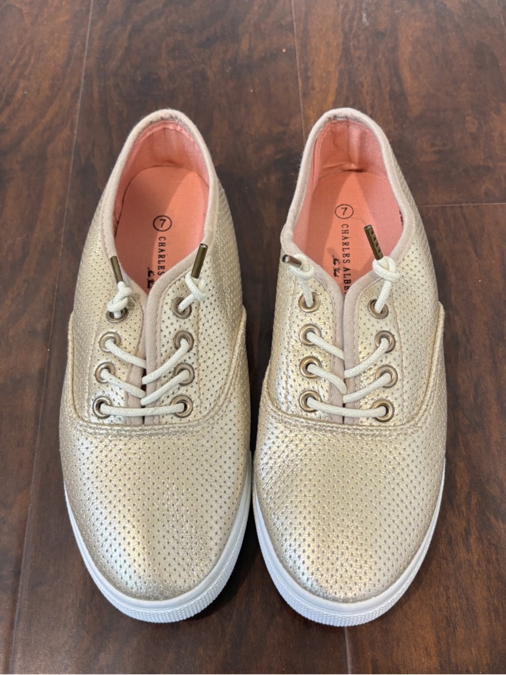 Charles Albert Gold Sneaker